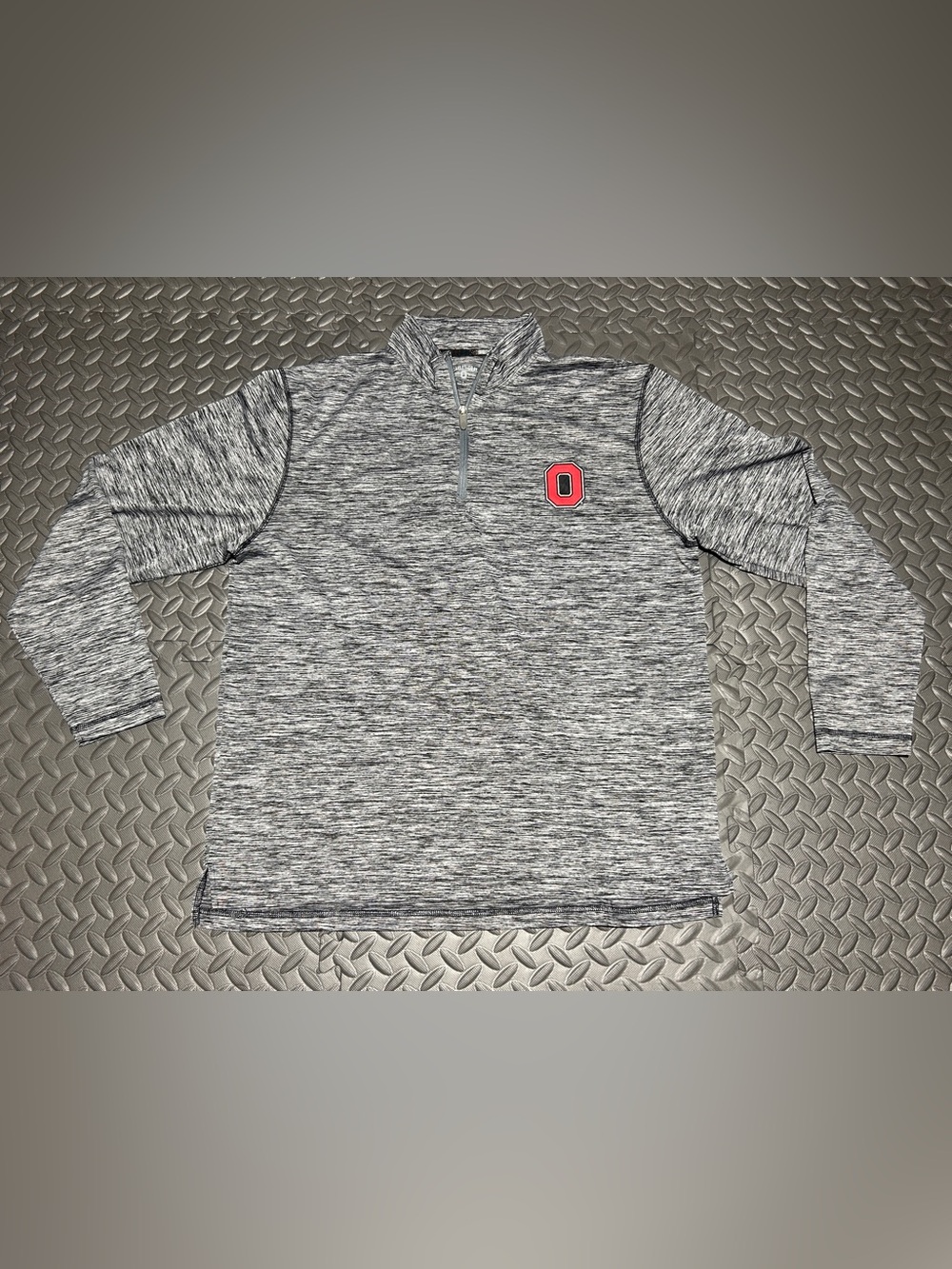 Scarlet & Gray Women’s Ohio State Buckeyes Long Sleeve Athletic Shirt